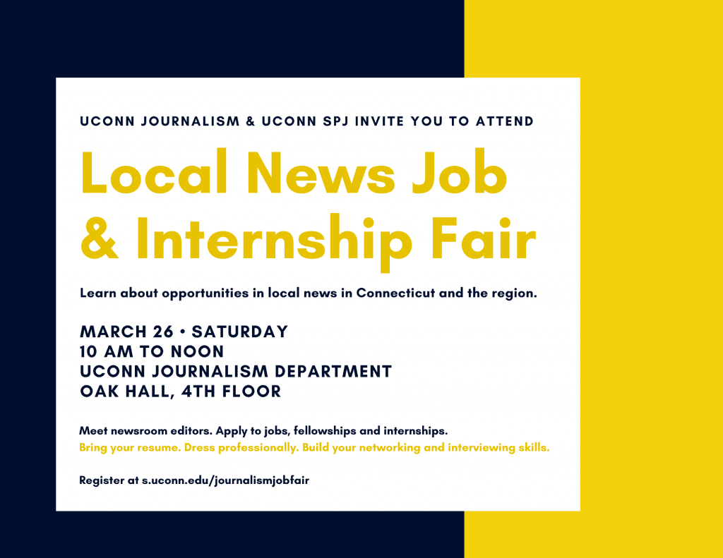 Register for our Local News Job & Internship Fair on March 26