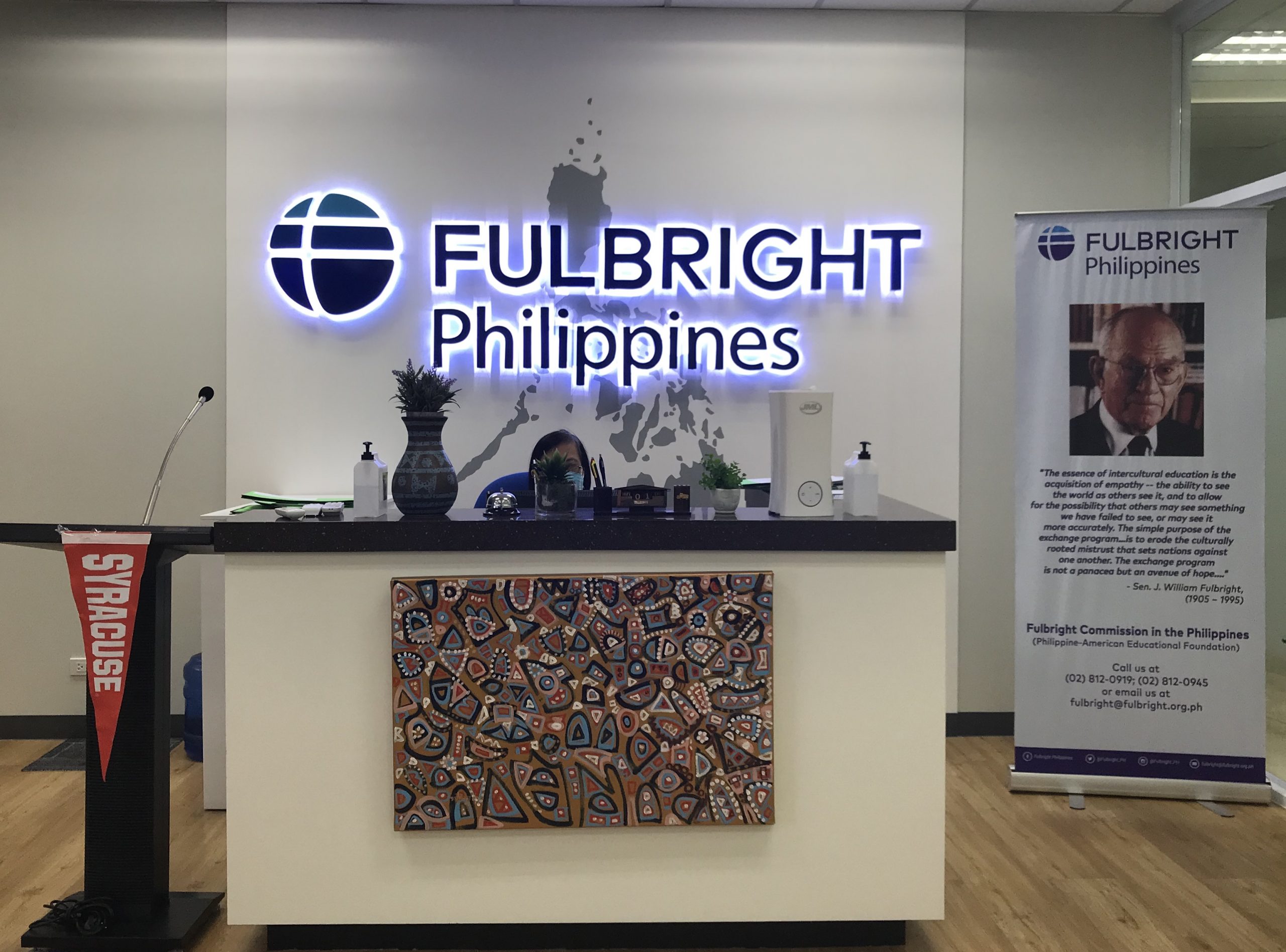 Fulbright Philippines office in Mandaluyong, Metro Manila, Philippines. 